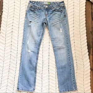 Aeropostale Bayla Distressed Skinny Jeans Size 7/8